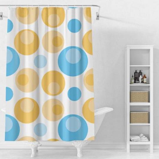 Штора для ванной комнаты, 180*180 см, полиэстер Splenka S381.1804