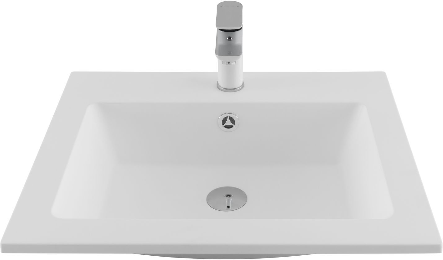 Раковина Aquanet Электра 60 белый матовый в магазинах СантехГид