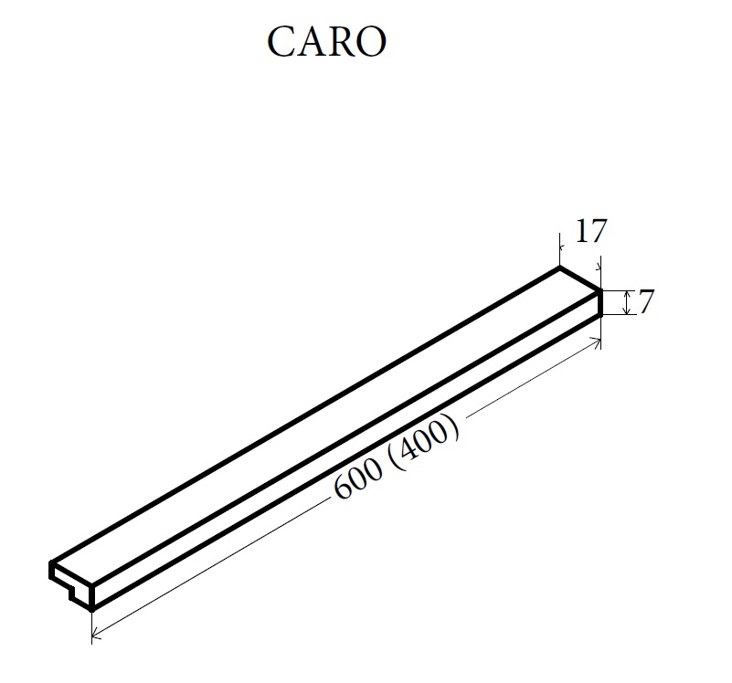 Ручки CARO хром, комплект