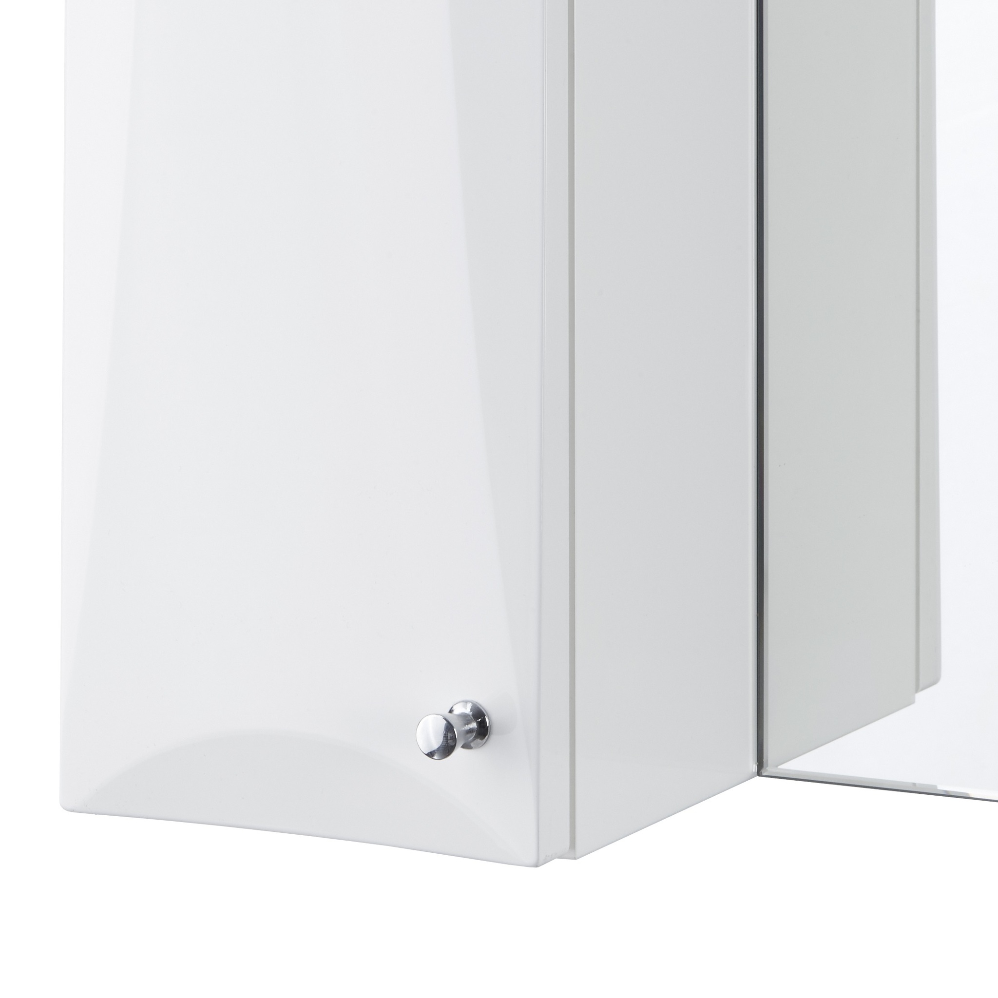 Зеркальный шкаф AQUATON Джимми 57 белый левый 1A034002DJ01L