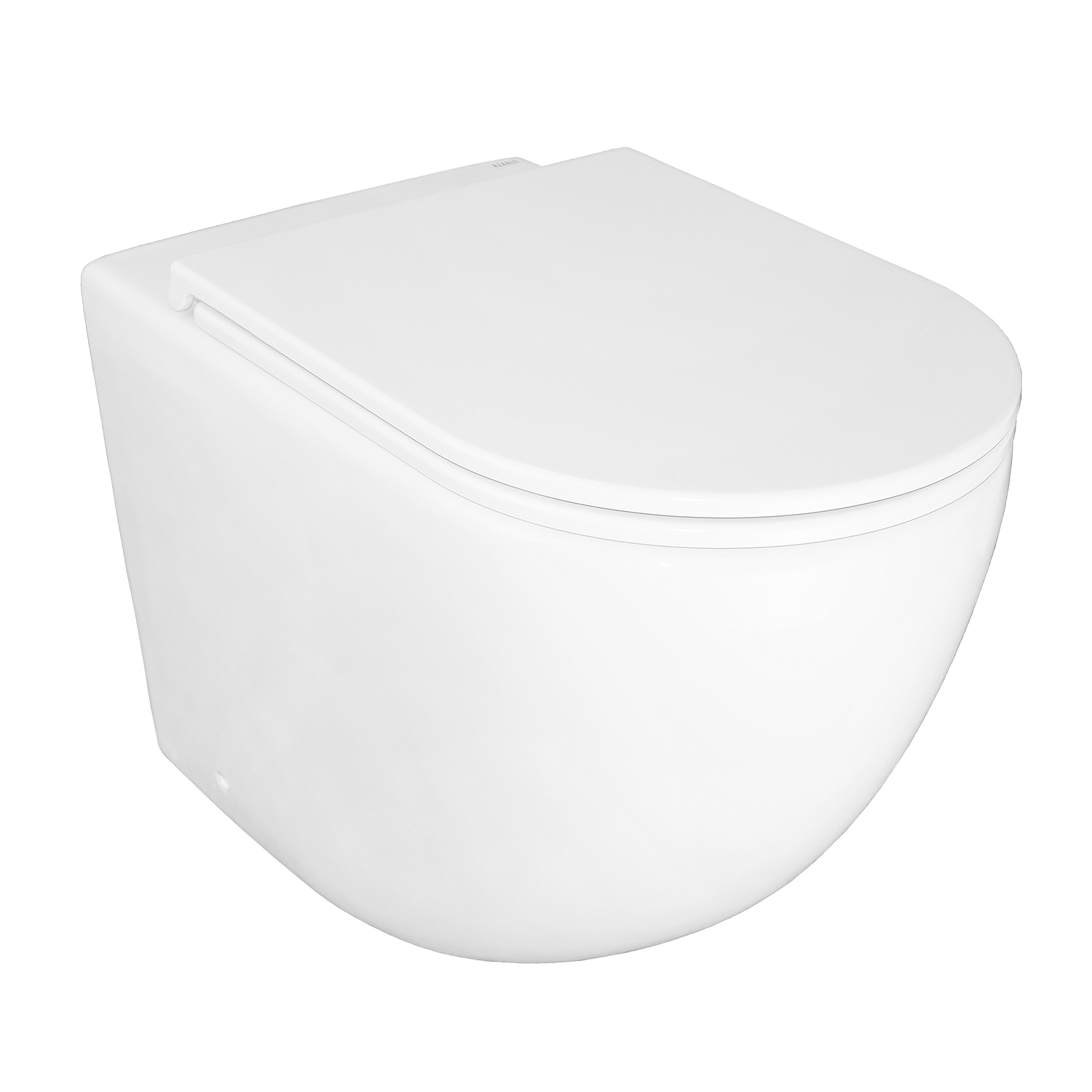 Унитаз приставной Azario Grado 365х570х410 безободковый, смыв "Торнадо", в комплекте с быстросъемным сидением микролифт () AZ-2141D-UQ1