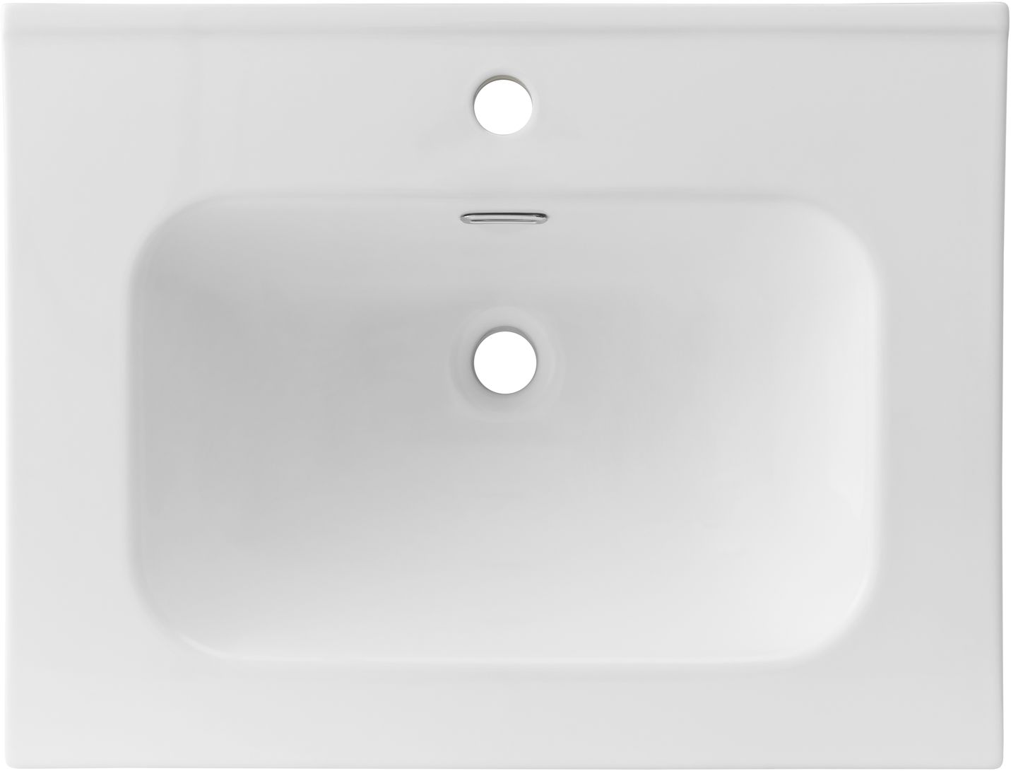 Раковина Aquanet Flat 60 белая матовая