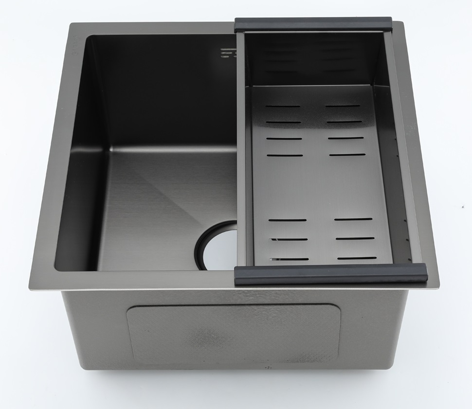 Мойка 0.8мм черная 440x440x215mm GAPPO GS4444-6