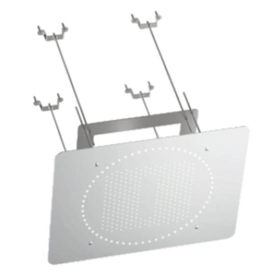 Потолочный тропический душ 590*480мм(нерж) 2-режима RAGLO R452.03