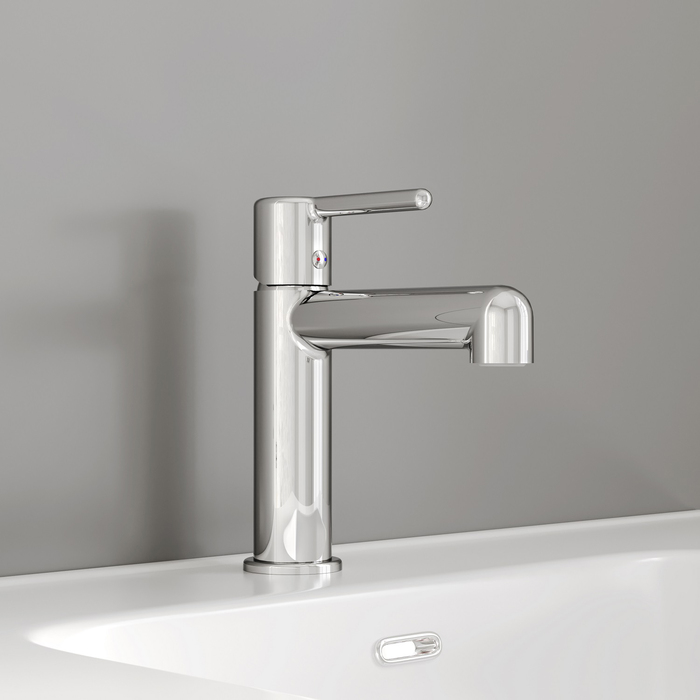 Cмеситель для умывальника, хром, Aiger, IDDIS, AIGSB00i01