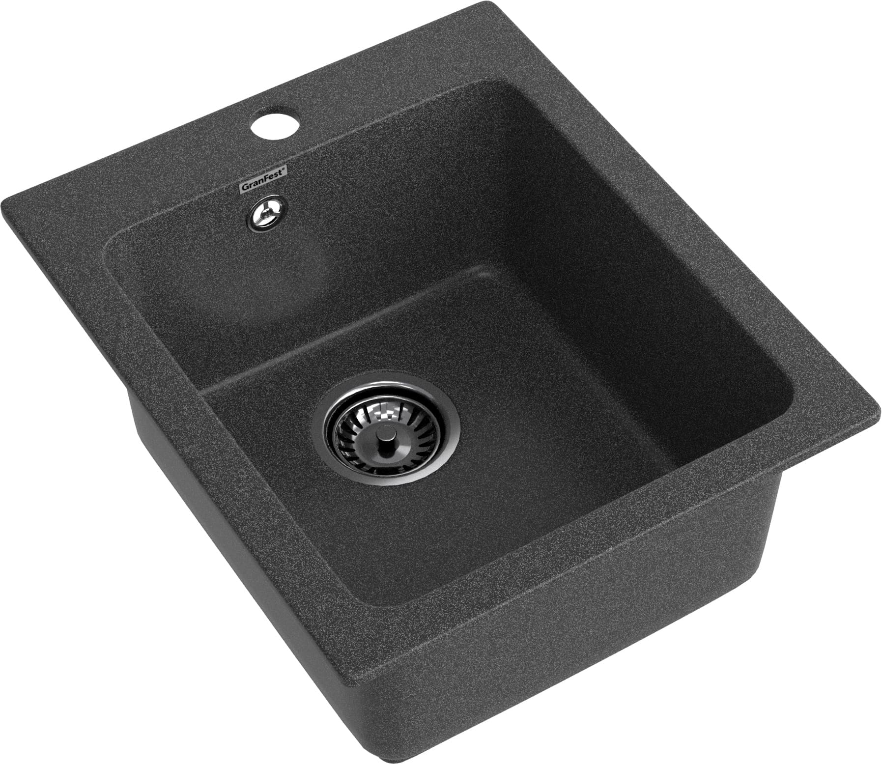 GRANFEST Мойка композит PRACTIK  GF-P--505  1-чаш. 427*505 мм графит арт.GF-