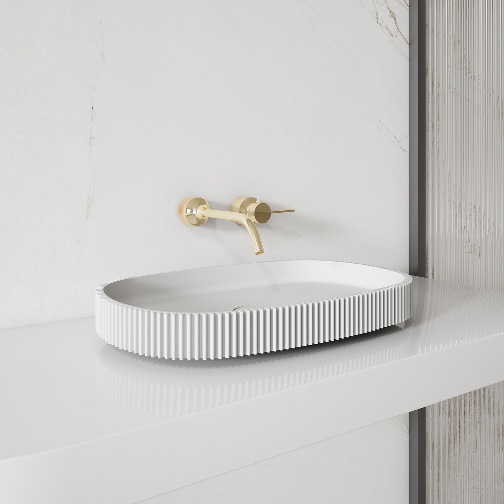 Раковина накладная ABBER Stein AS2601 белая матовая в магазинах СантехГид