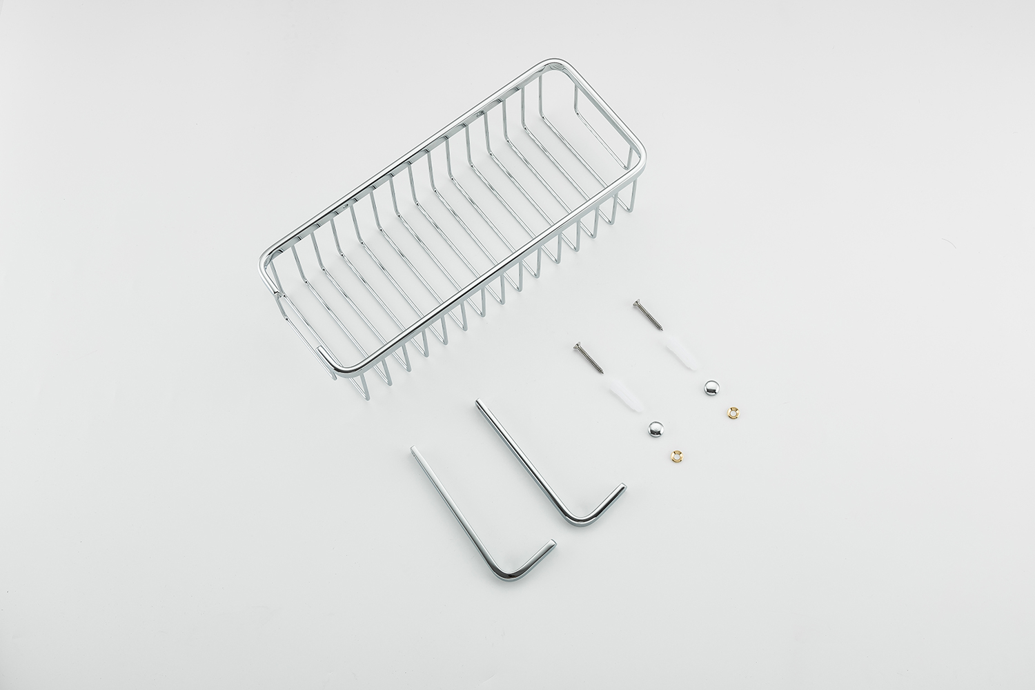 Полка c ключками нержавейка хром FRAP F353