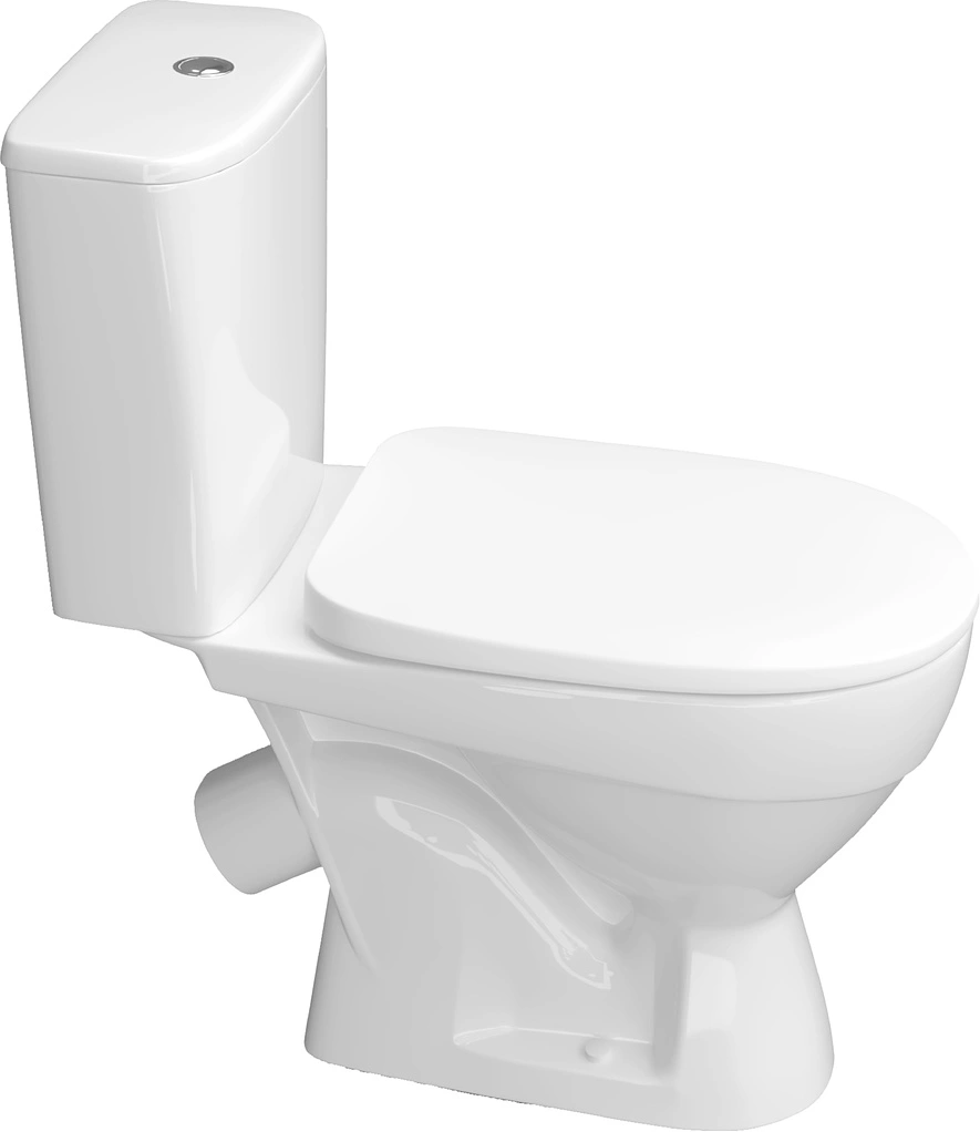 Унитаз-компакт КЕРАМИН Толедо Soft Close двухрежимный, сиденье дюропласт с микролифтом () 4810531150916