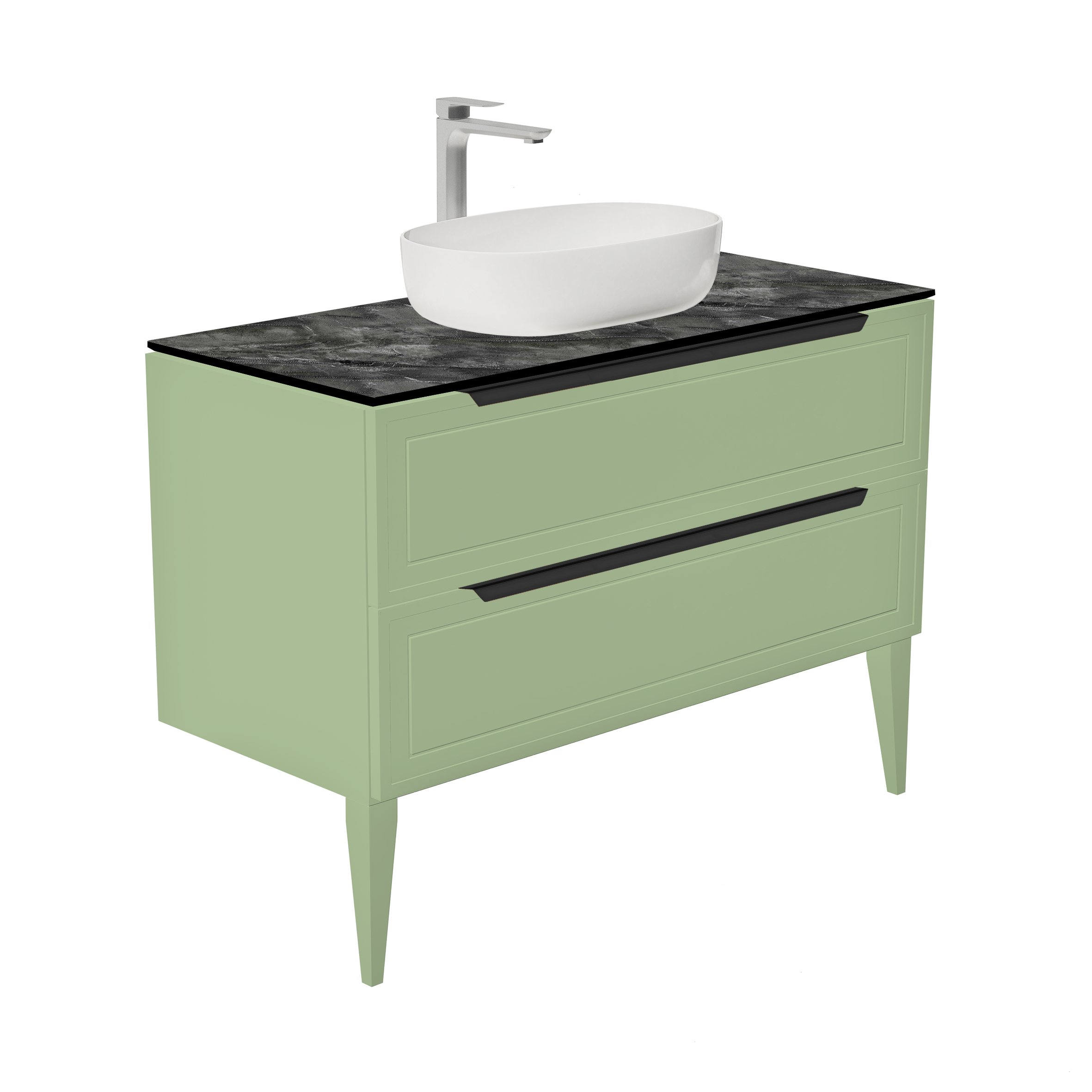 Столешница пластик Компакт-плита 13 мм Куритиба, 1 вырез, (с наметками под 1 вырез), 595х458 мм