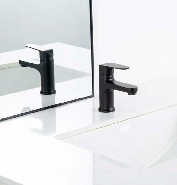 Смеситель для раковины черный FRUD R10156-6