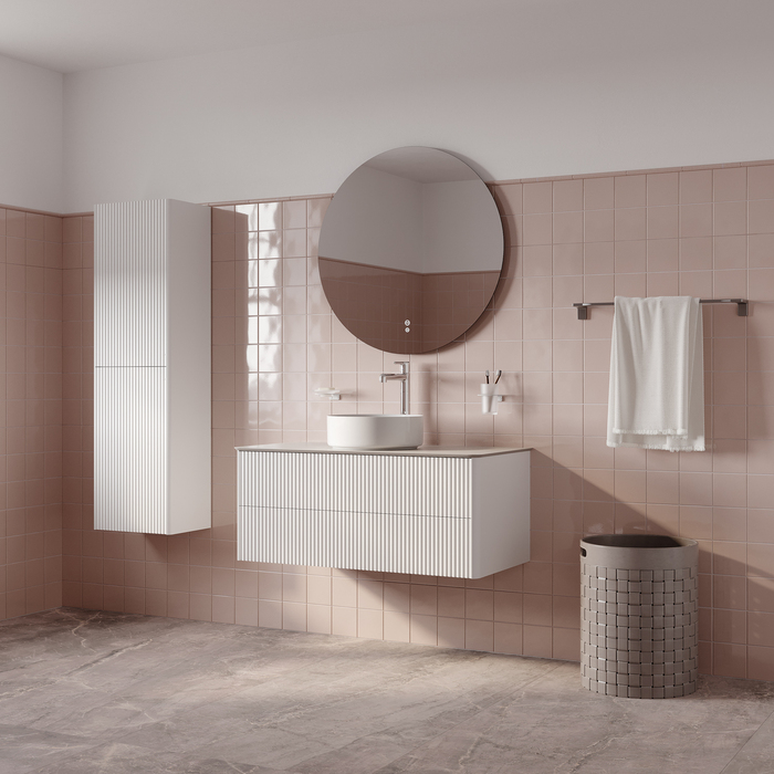 Пенал подвесной, 40 см, белый, Aiger, IDDIS, AIG40W0i97