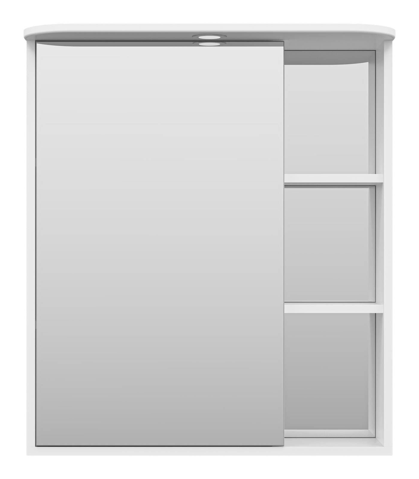 Зеркало-шкаф Венера - 70 лев. со светом белое