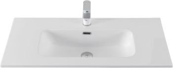 Раковина Aquanet Flat 90 белая матовая