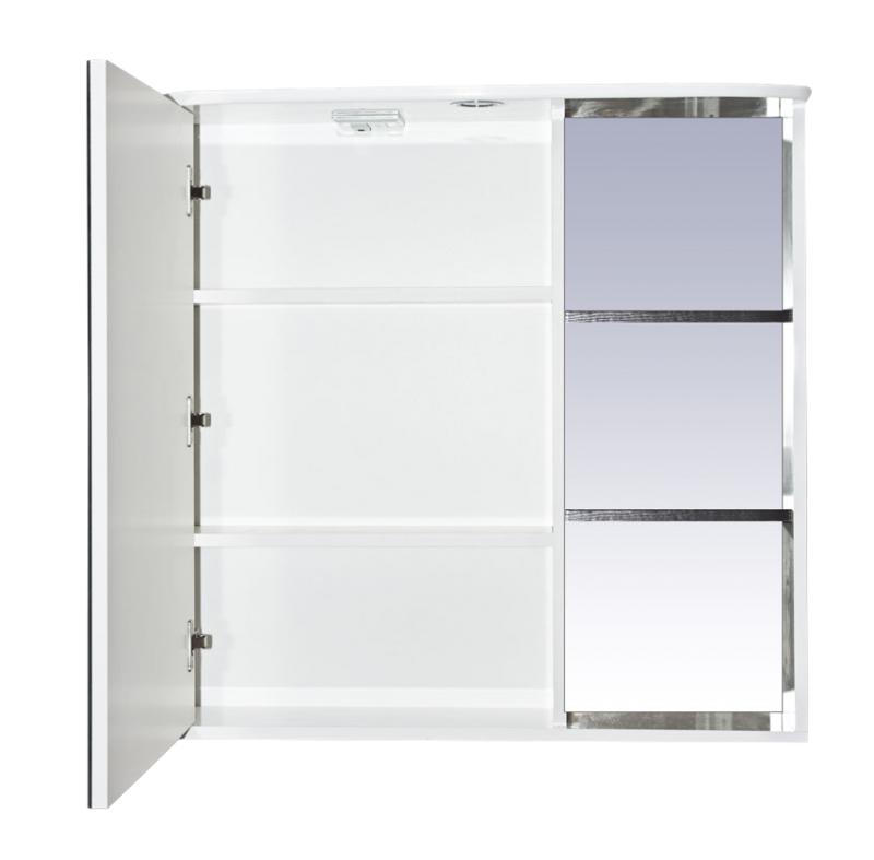 Зеркало-шкаф Венера - 80 лев. со светом комбинированное