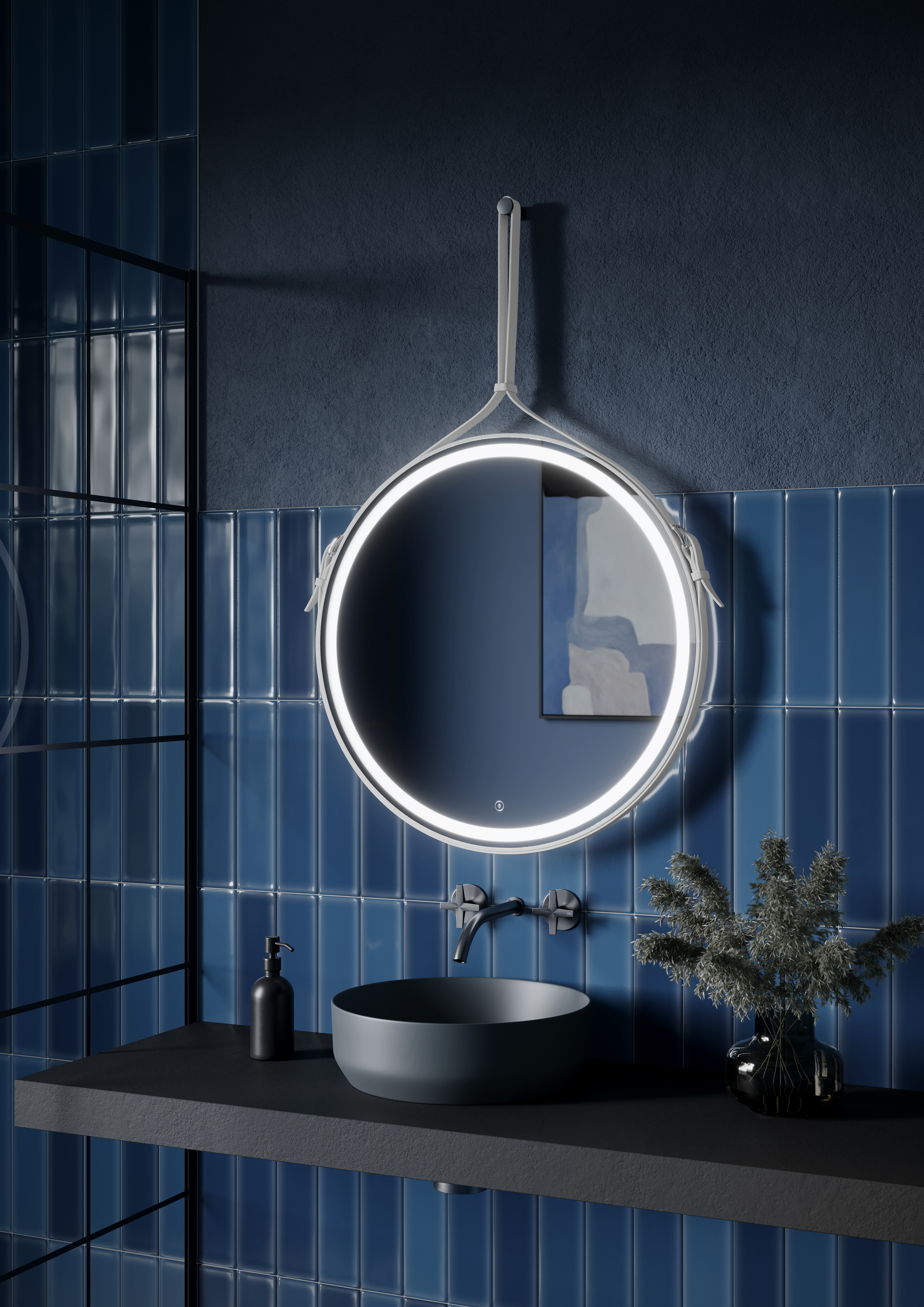 Зеркало Sancos Леди / Dames DA650W 65x65 светодиодная подсветка 
