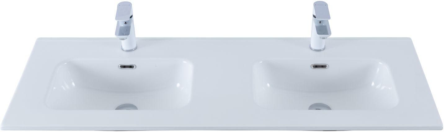 Раковина Aquanet Flat 120 (двойная) белая в магазинах СантехГид