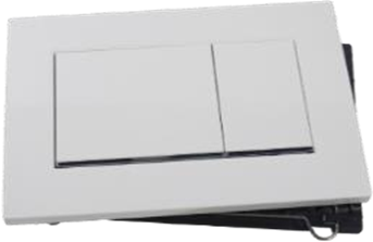 Клавиша смыва Geberit Sigma 30 белая с хром глянцевой линией 115.883.KJ.1