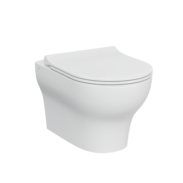 Zentrum Round Подвесной безободковый унитаз SmoothFlush без сиденья 7786B003-0075