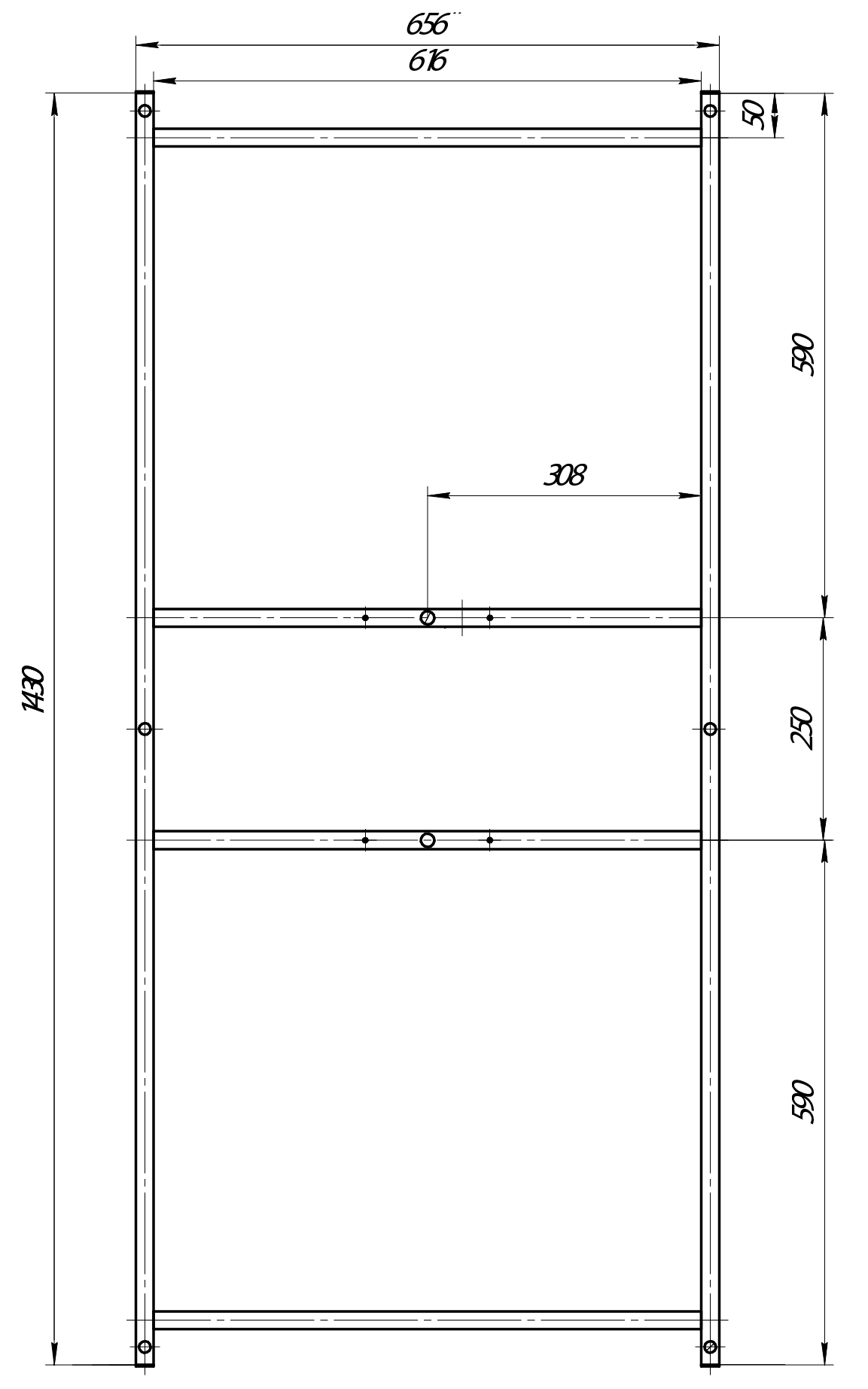 Рама разборная ПУ 150*70