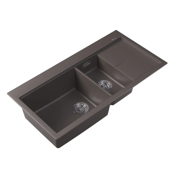 Мойка "Россана", серый шелк FS