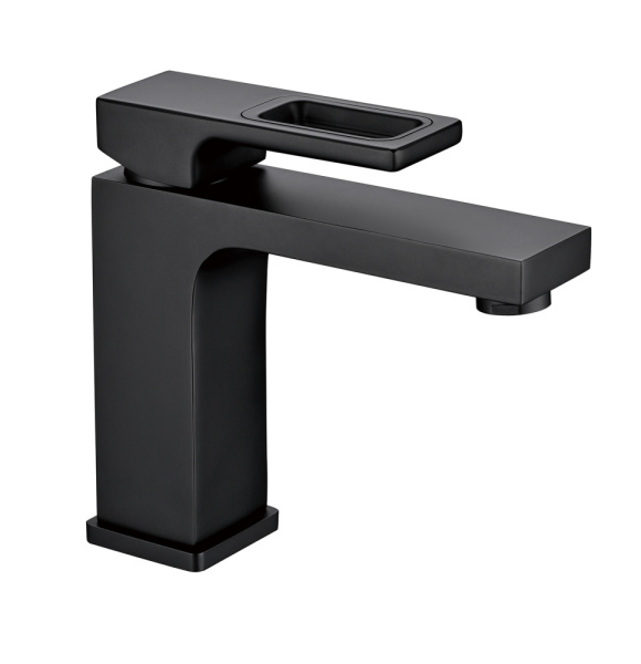 Смеситель для раковины чёрный GAPPO G1017-6