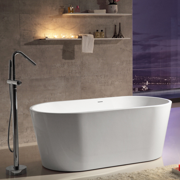 Акриловая ванна ABBER AB9203-1.5 белая