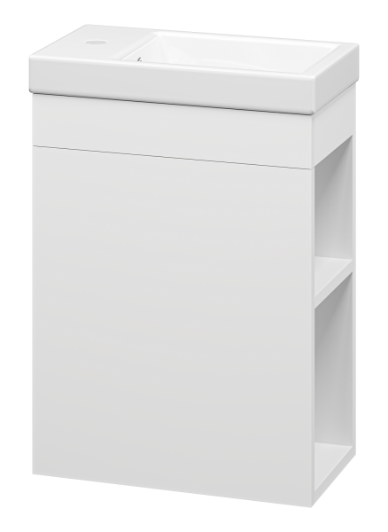 Тумба под раковину Misty Мини 40 с открытыми полками подвесная