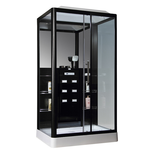 Душевая кабина Loranto CS 129 3A R 90х150х215 см черная