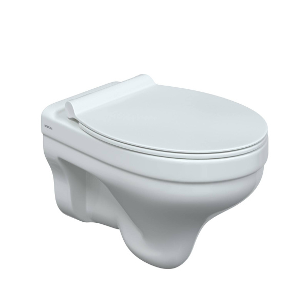 Унитаз BERGES подвесной  ALBIT S Rimless 52 см, сиденье Top Slim SO, микролифт, быстросъем