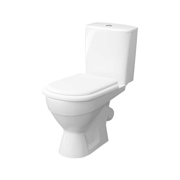 Унитаз-компакт КЕРАМИН Толедо Slim Soft Close PP двухрежимный, сиденье тонкое полипропилен с микролифтом () 4810531150893