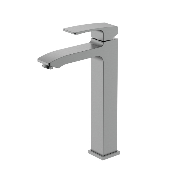 Смеситель Raglo для раковины высокий монолитный, графит R01.15.09