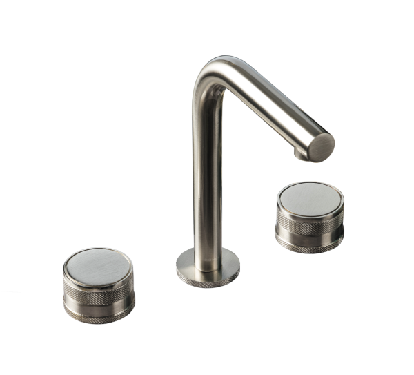 Смеситель на столешницу PRESTIGE на 3 отв. NICKEL BRUSH