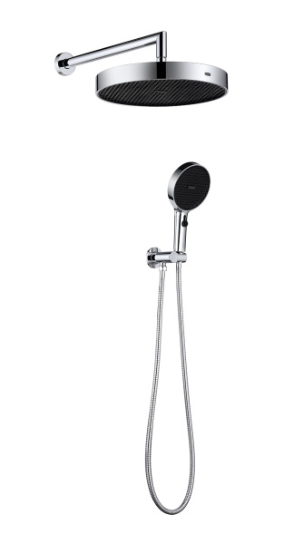 Лейка ручная+верхняя+выпуск+шланг CELL CHROME 