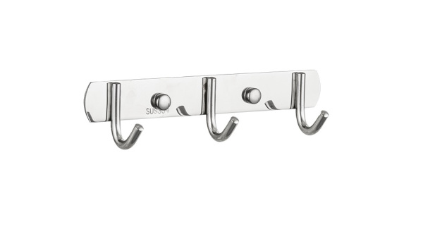 Вешалка 3 крючка хром Frud R201-3