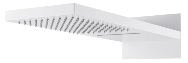 Лейка верхняя FUSION White с каскадом 