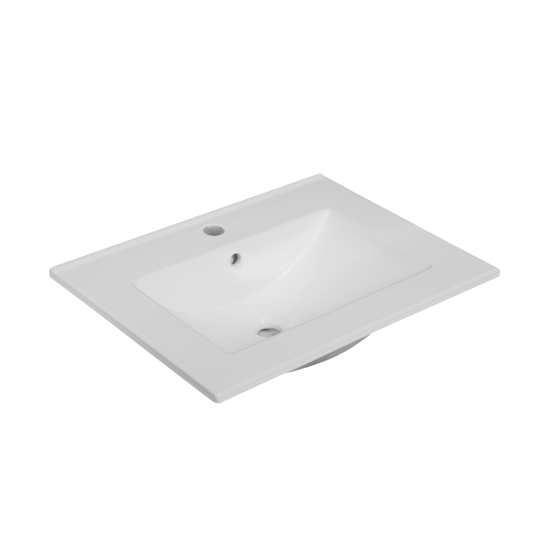 Раковина накладная Oliveeka S60 белая в магазинах СантехГид