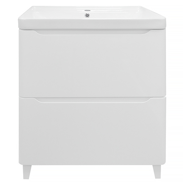 Комплект Тумба LOTOS 60/2 Н (615х475х835) напольная с раковиной Monte 60