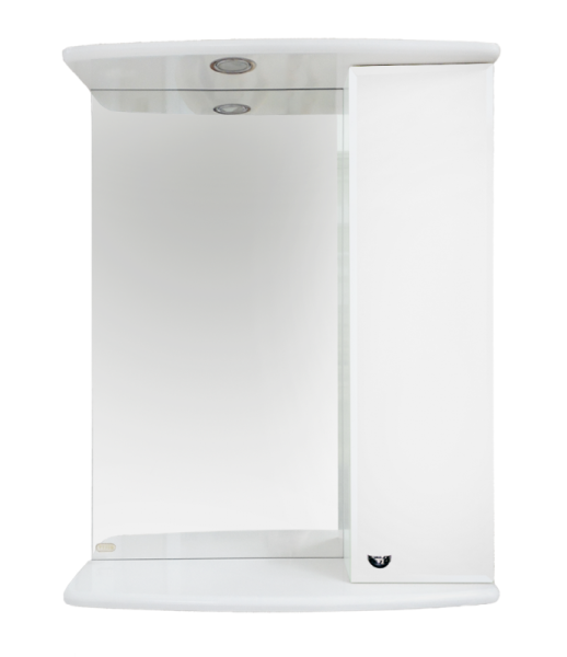 Зеркало-шкаф АСТРА-50 прав. (свет)