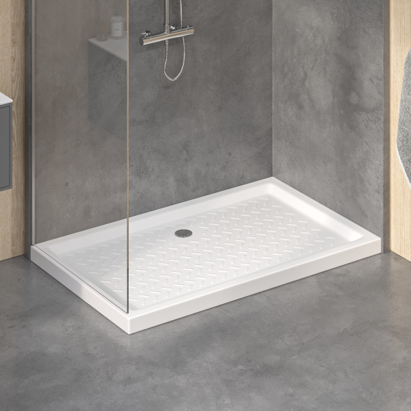 Поддон для душа прямоугольный керамический RGW CR (Глубина 35)