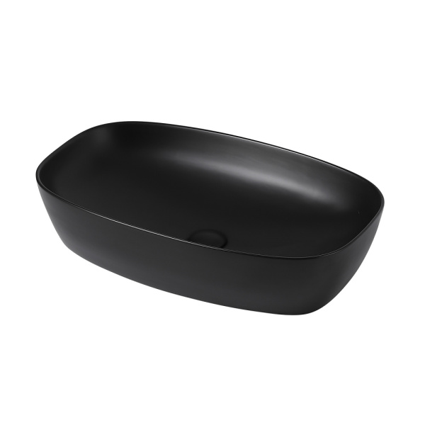 Раковина накладная ABBER Rechteck AC2206MB черная матовая в магазинах СантехГид