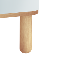 Комплект ножек для мебели Sento (4 шт), цвет светлый дуб