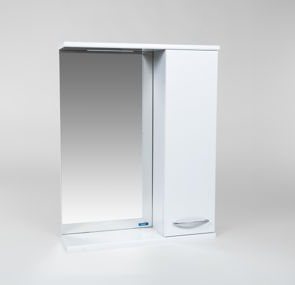 Зеркало со шкафом VIANT ПРАГА 55 подвесное белый () VPRA55-ZSHR