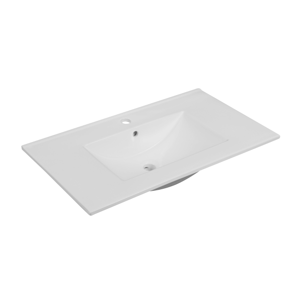 Раковина накладная Oliveeka S80 белая в магазинах СантехГид