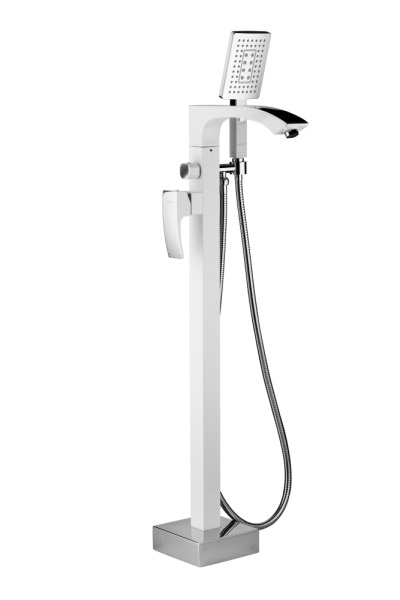 Смеситель для ванны белый GAPPO G3007-8