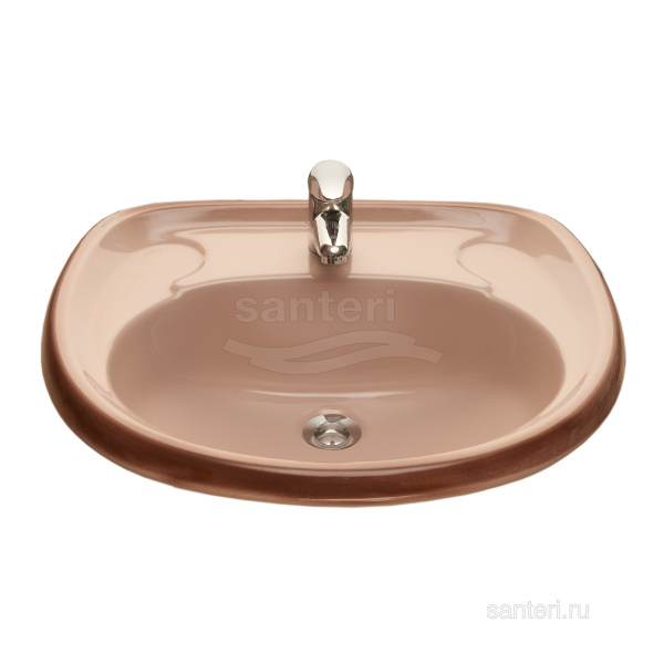 Раковина Santeri Воротынский декор бежевый 131117S0710B0 в магазинах СантехГид
