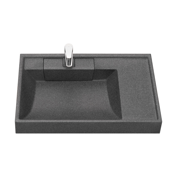 Раковина AQUATON Рейн 80 графит 1A72113KRW210 в магазинах СантехГид