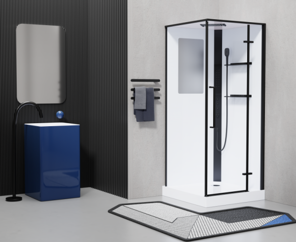Душевая кабина ESM-QUADRO-90 (Right) Размер: 90 х 90 х 215