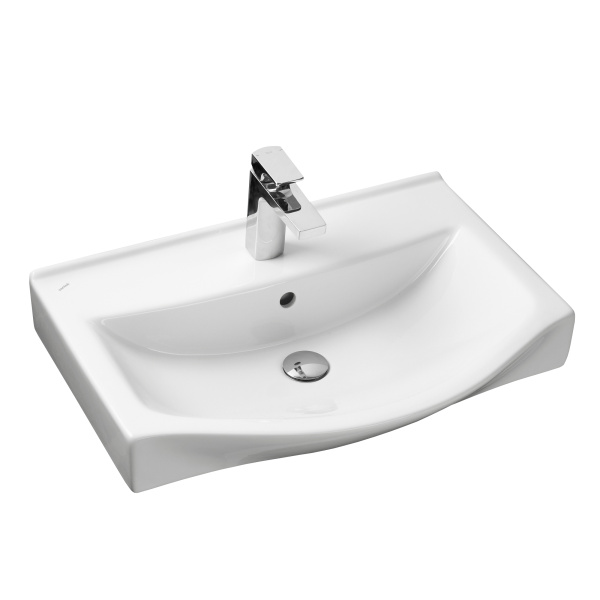 Раковина Santek Беверли 65 отверстие под смеситель 1WH302501 в магазинах СантехГид