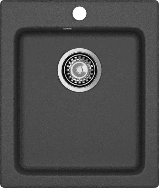 GRANFEST Мойка композит PRACTIK  GF-P--505  1-чаш. 427*505 мм графит арт.GF-